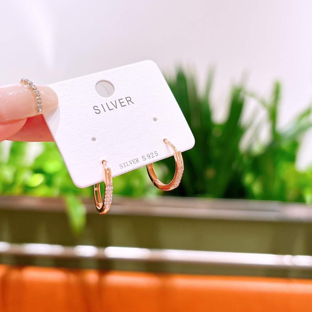 High Polish Silver Hoop Earrings Dainty Christmas Gold