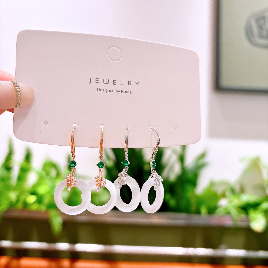 フレッシュニッケル無添加銀ドロップ＆スレッドイヤリングシルバー ウェディングギフト