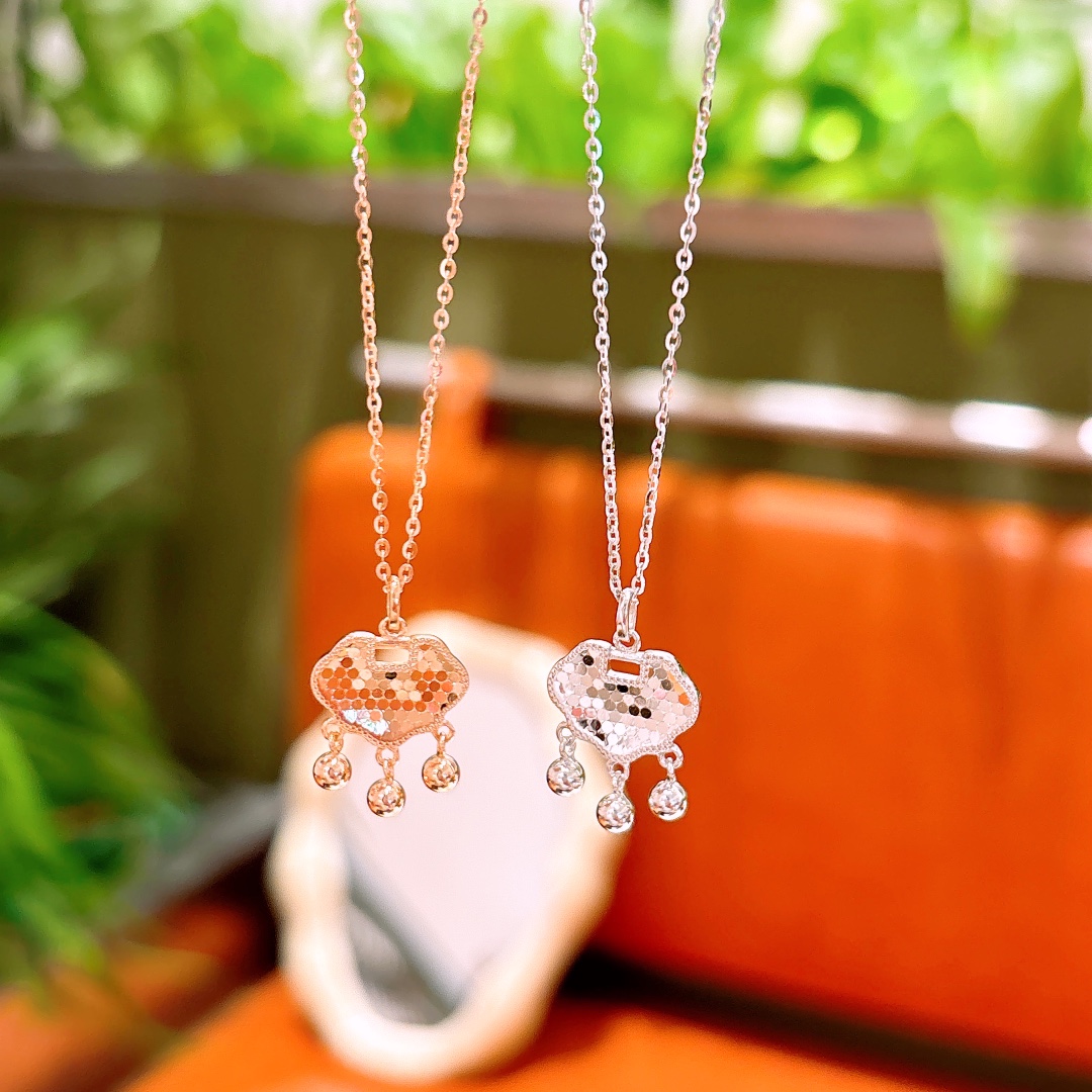 清純ニッケル無添加銀ネックレスゴールド 新年