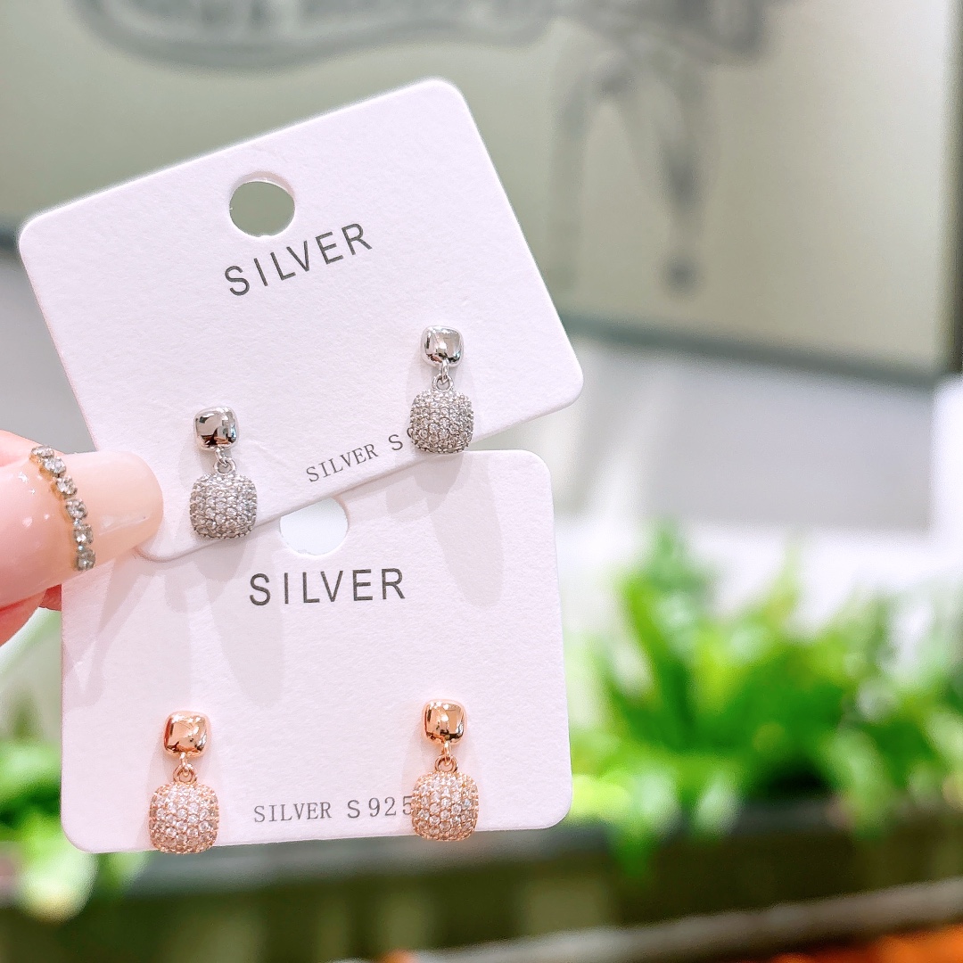 High Polish Silver Earrings Ethereal Office Gold