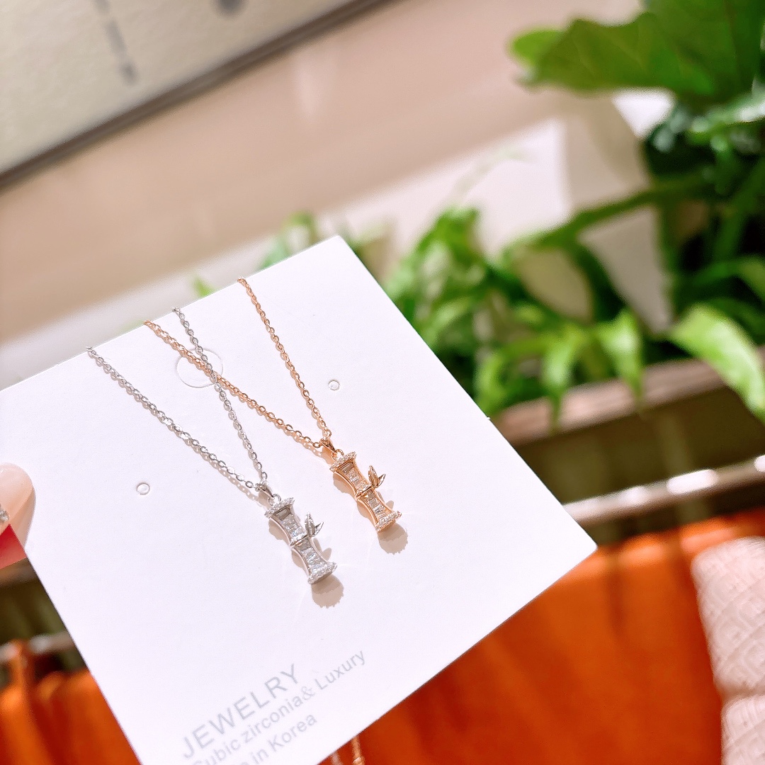 Solid Silver Necklace Gentle Annual Party Silver