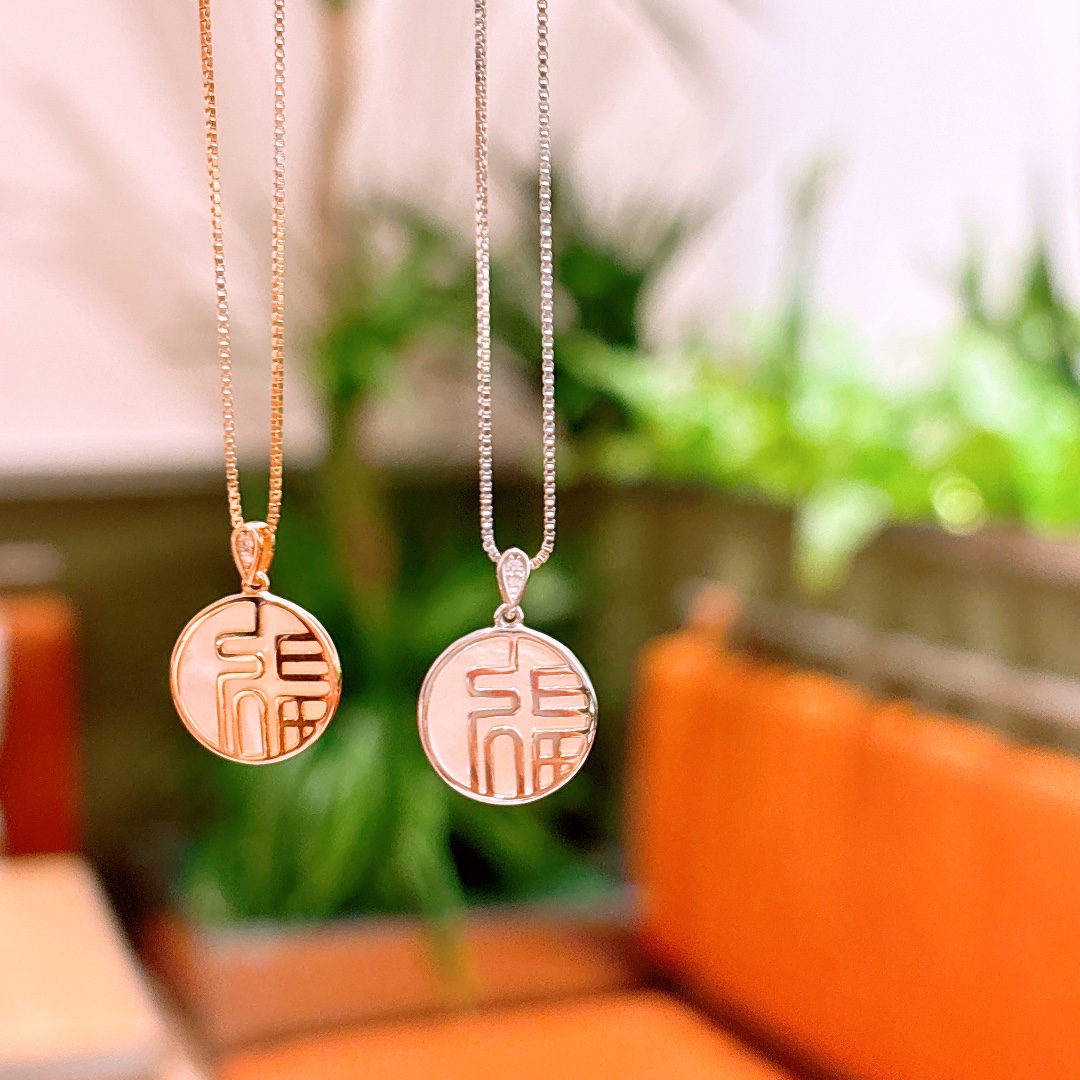 Nickel Free Silver Necklace Korean Style Confession Gold