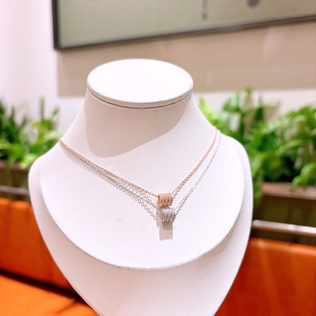 Solid Silver Necklace Korean Style Mother's Day Silver