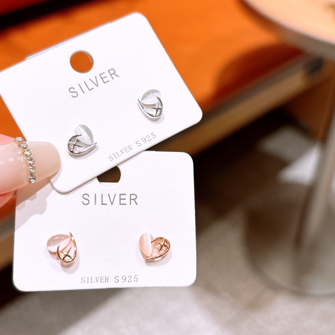 Fine Silver Earrings Cute Engagement Silver