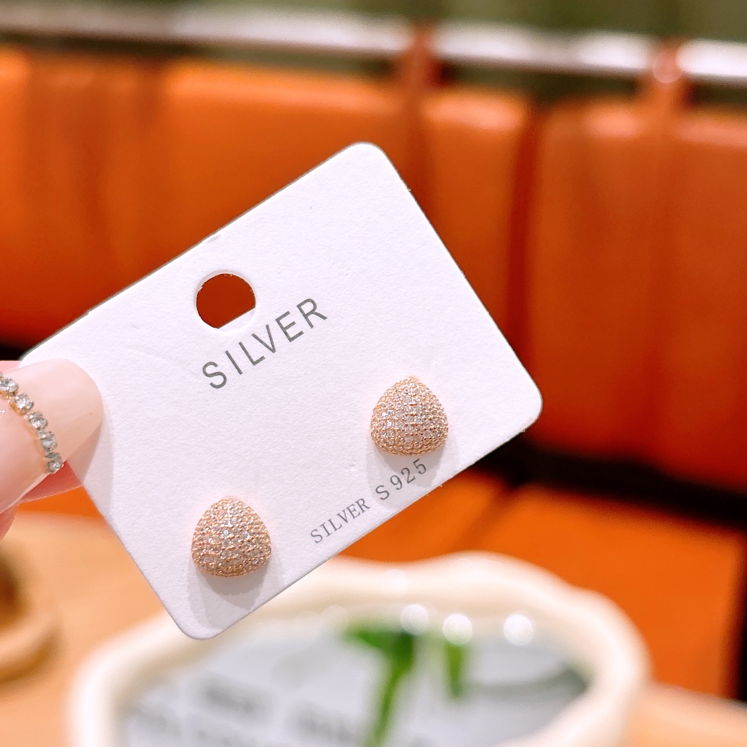 High Polish Silver Earrings Intellectual Mother's Birthday Silver