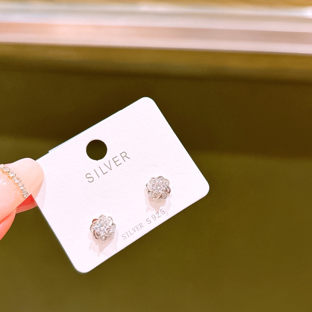 High Polish Silver Earrings Precision Mother's Day Gold