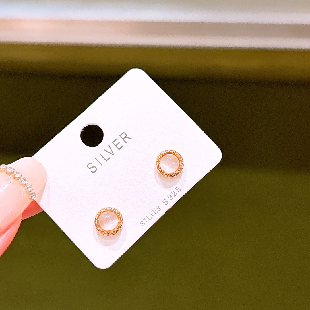 High Polish Silver Earrings Minimalist Party Silver