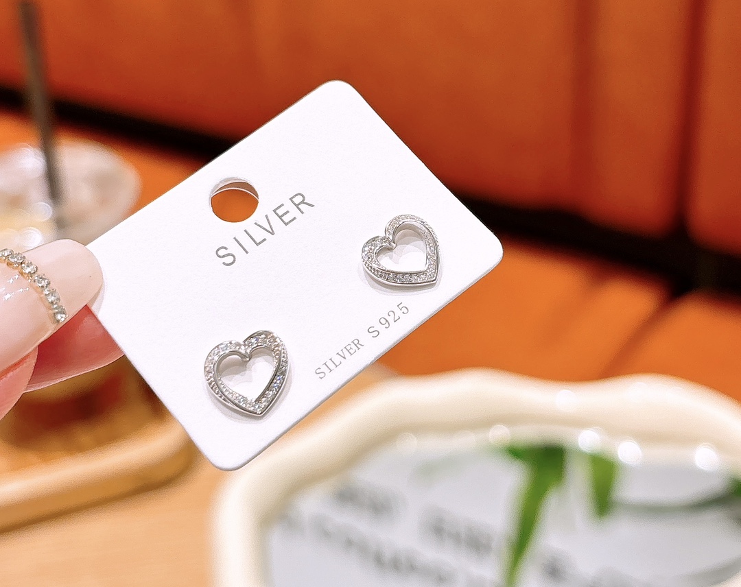 Solid Silver Earrings Precision Father's Day Silver