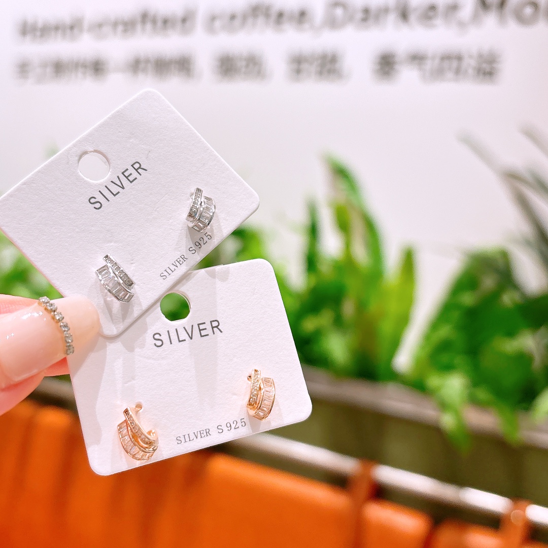 High Polish Silver Earrings Intellectual Date Night Gold