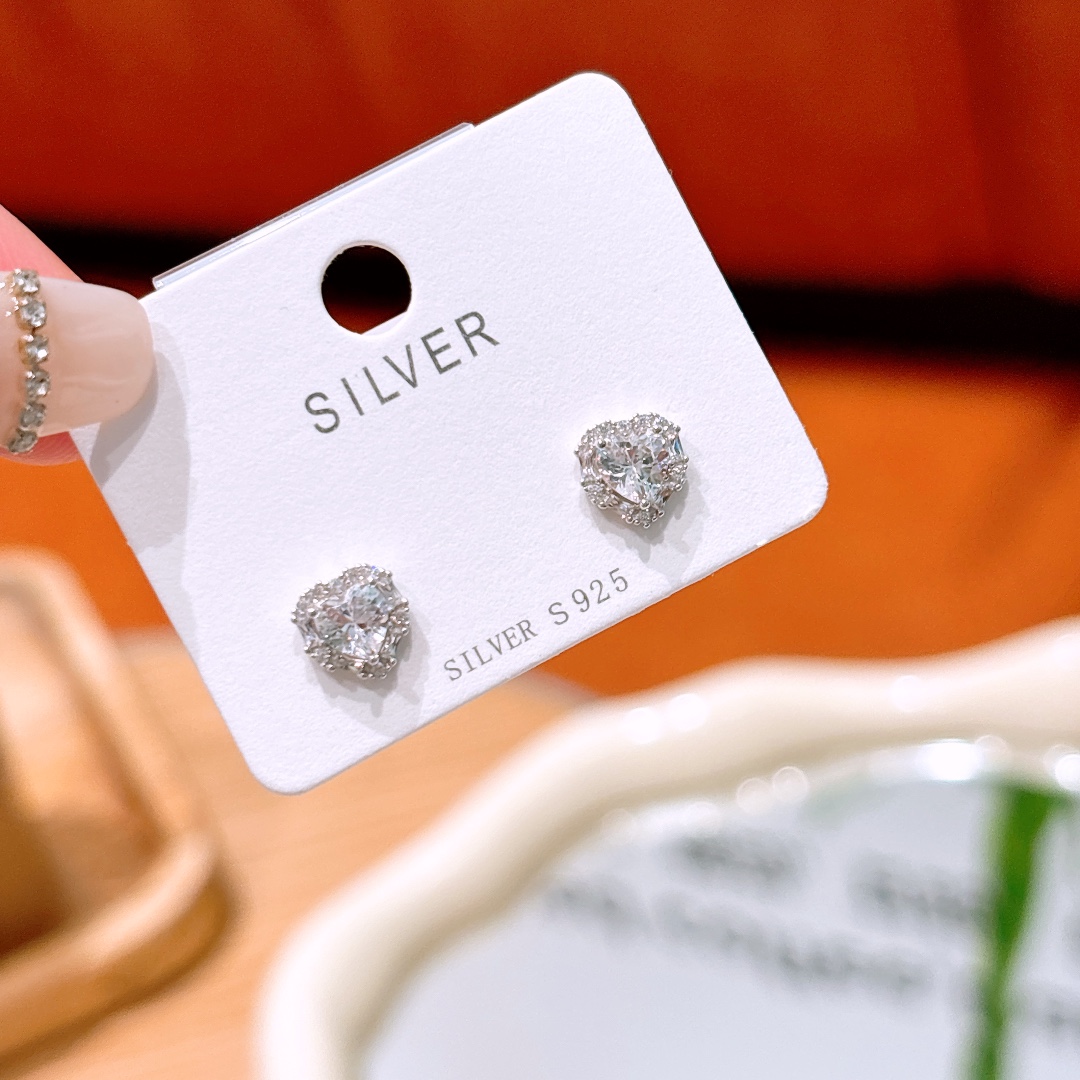 Nickelfreies Silber Ohrringe Weich Jahresfeier Gold