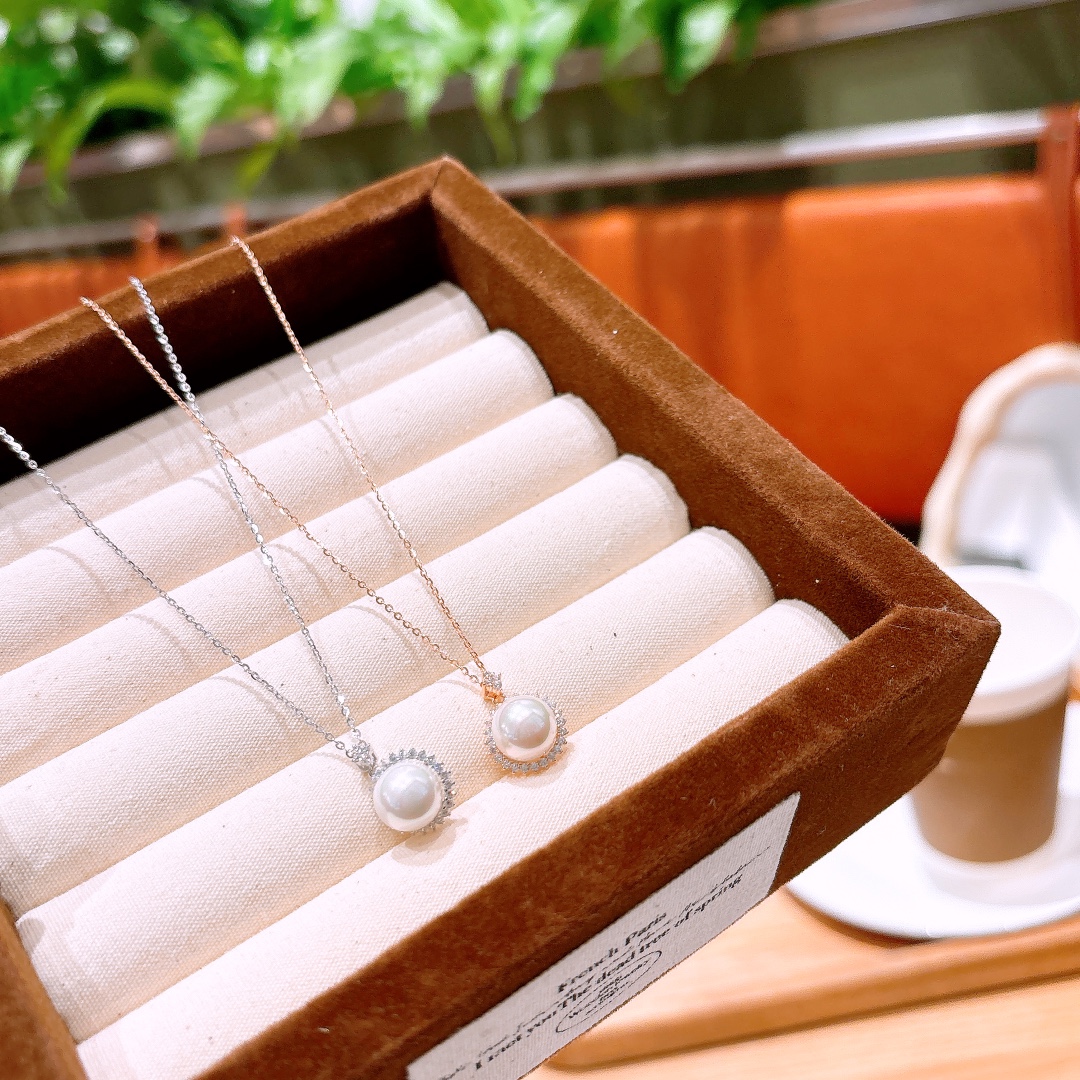 S925 Sterling Silver Necklace Cute Wedding Registration Silver