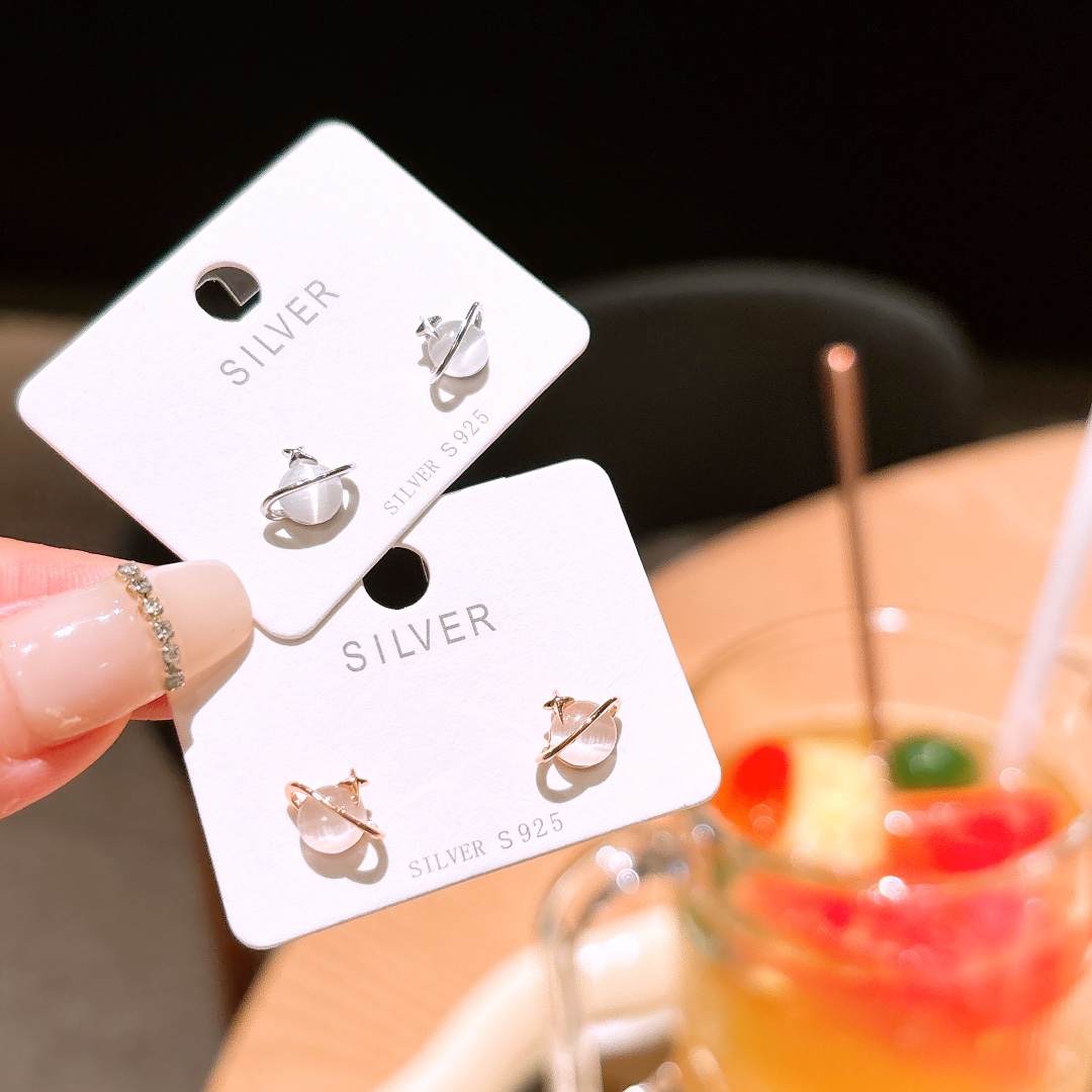 Low Allergy Silver Earrings Elegant Date Night Silver