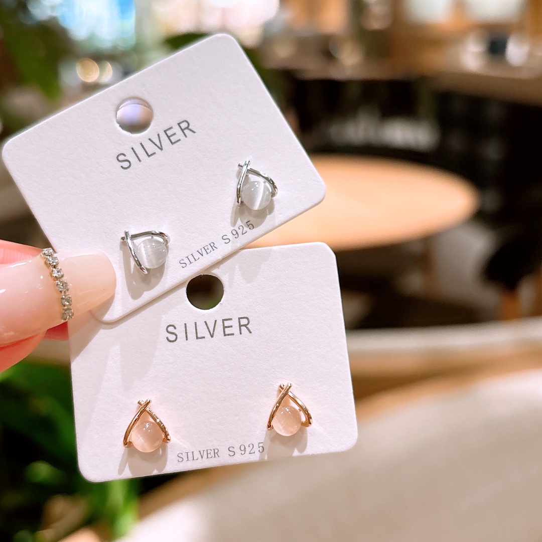 Fine Silver Earrings Vintage Self-love Silver