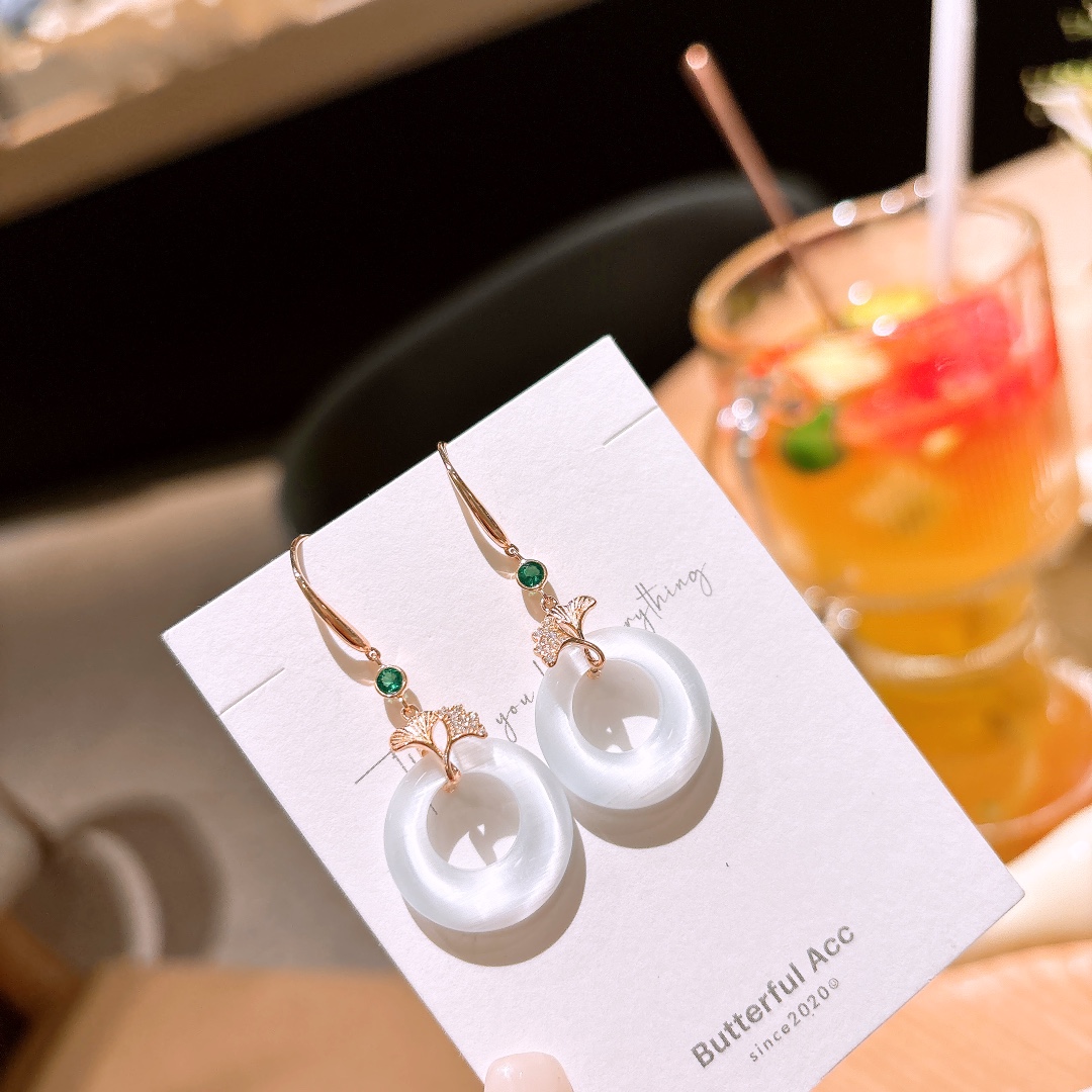 Allergiearmes Silber Ohrhänger & Fadenohrringe Rein Bankett Silber