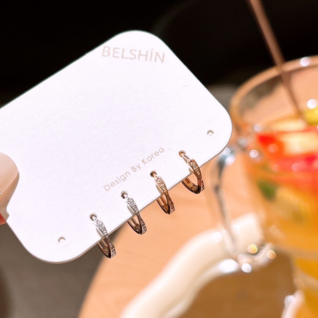 Solid Silver Ear Cuffs Girly Wedding Gold