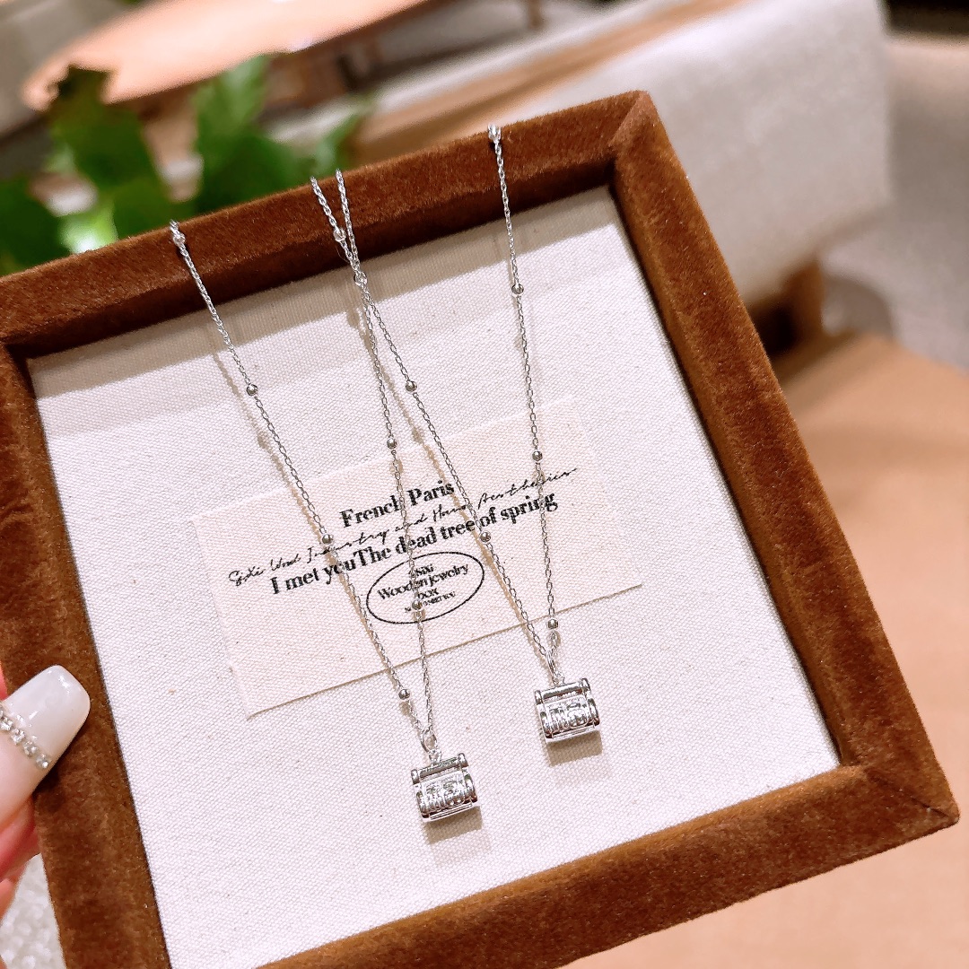 Nickel Free Silver Necklace French Workplace Gold