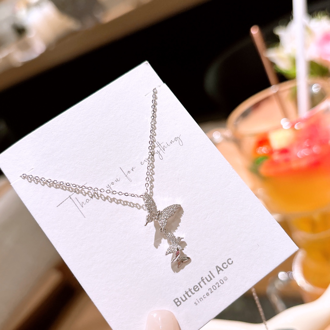 Fine Silver Necklace Ethereal Valentine's Day Silver