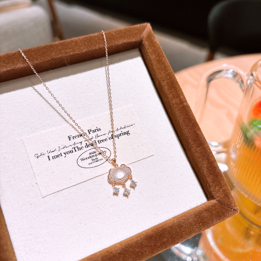 S925 Sterling Silver Necklace Girly Everyday Wear Silver