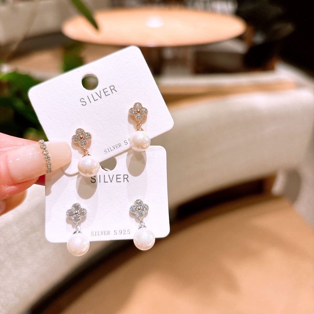 Massivsilber Ohrringe Einzigartig Muttertag Silber