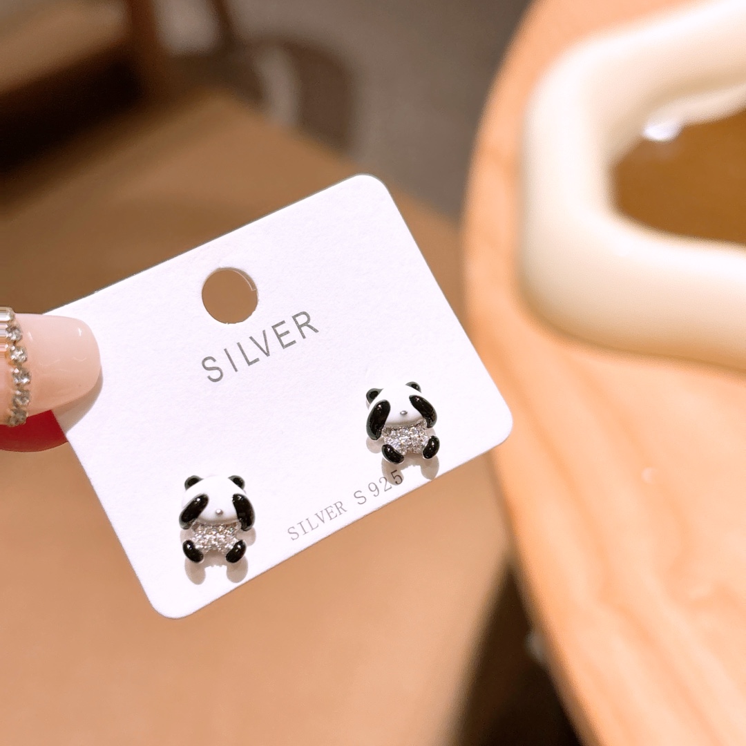 925 Silber Ohrringe Mädchenhaft Frühlingsfest Gold