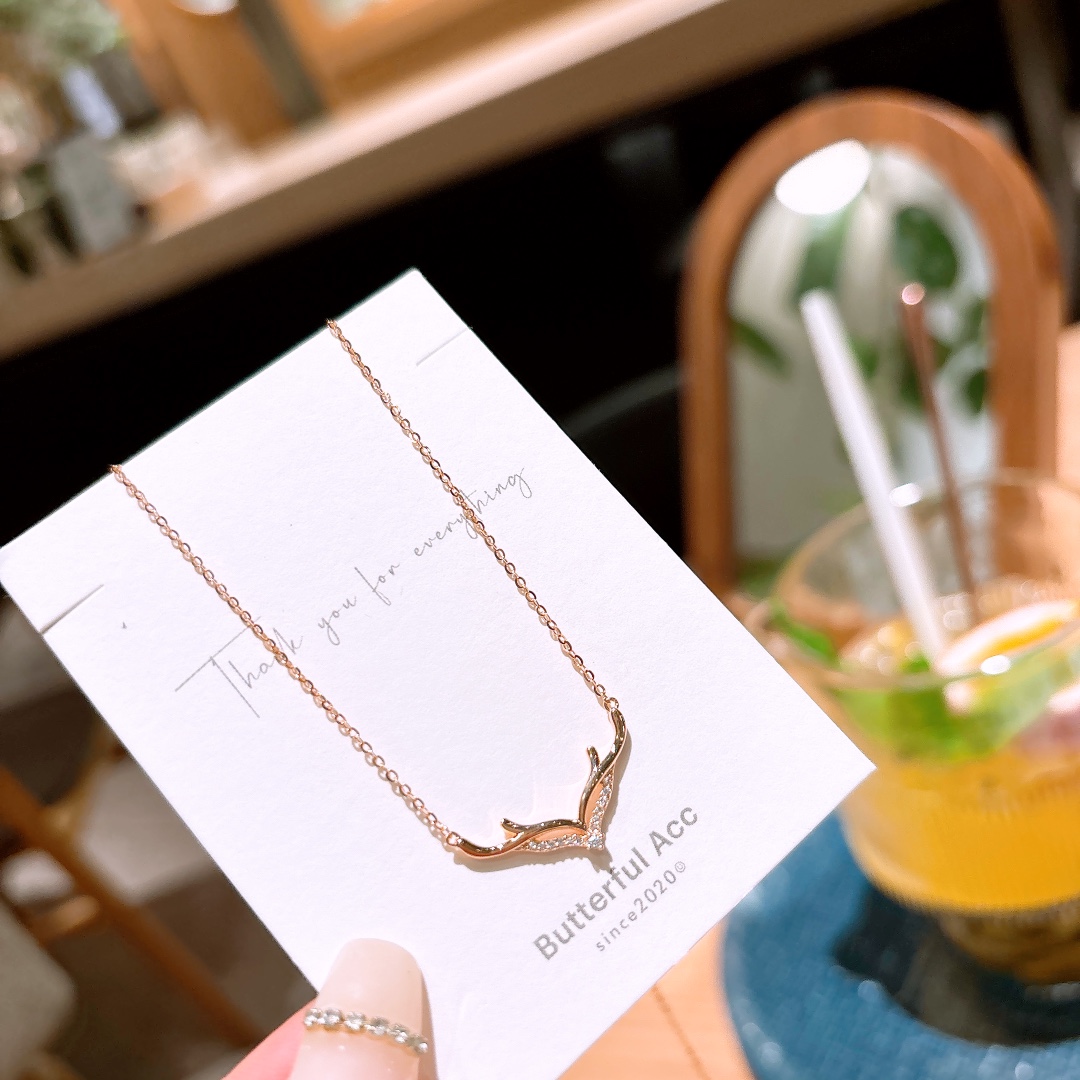 精巧純銀ネックレスシルバー 旅行