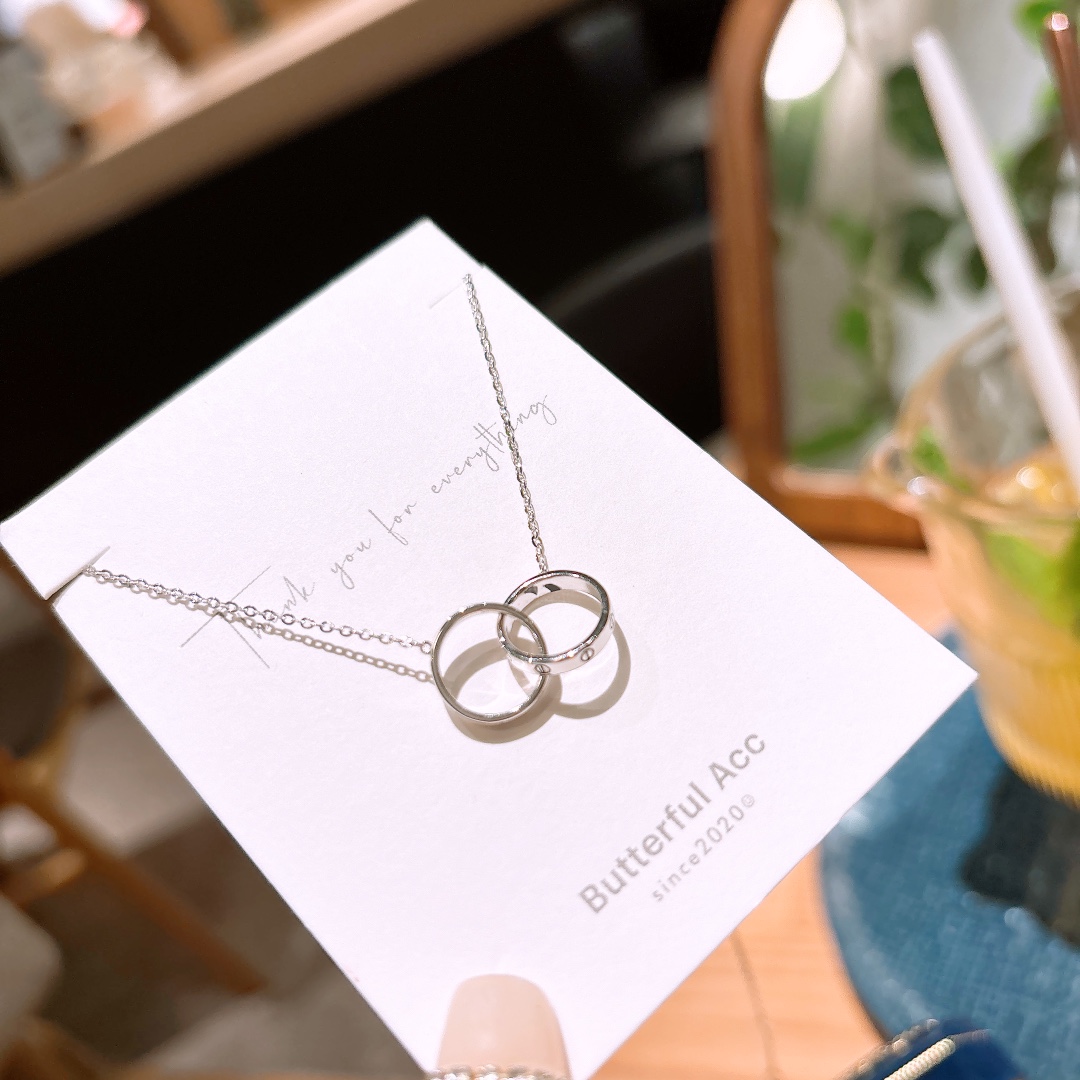 ミニマリストアレルギー対応シルバーネックレスシルバー 父の日