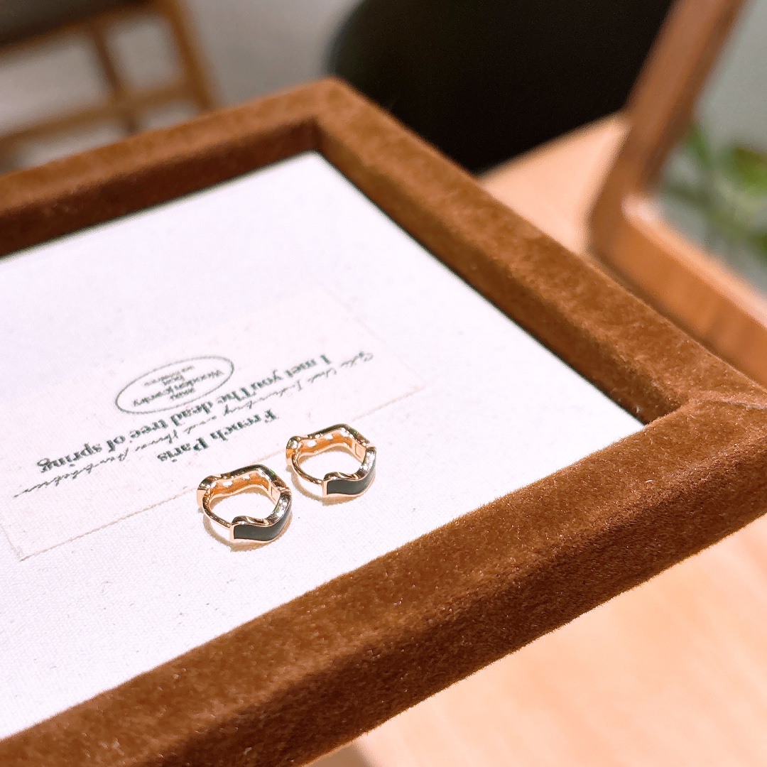 High Polish Silver Ear Cuffs Cute Teacher's Day Gold