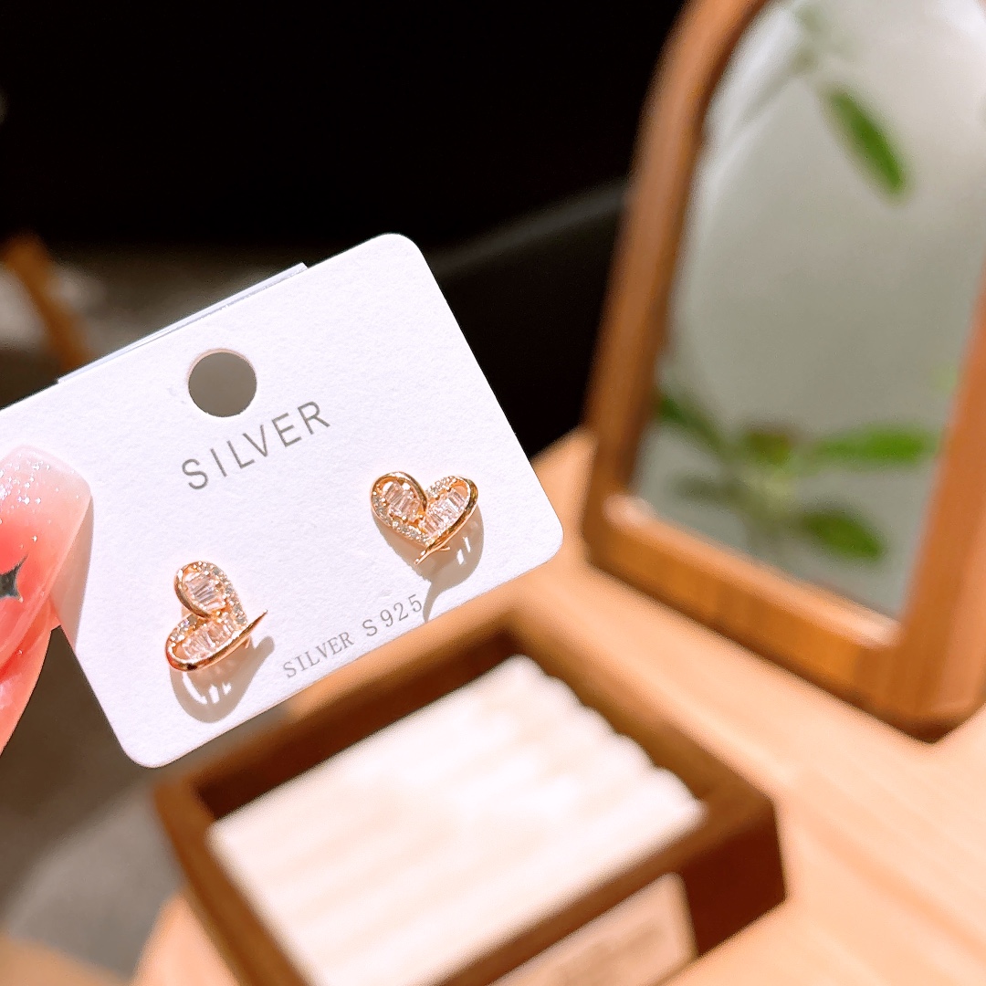 Nickel Free Silver Earrings French Mother's Birthday Gold