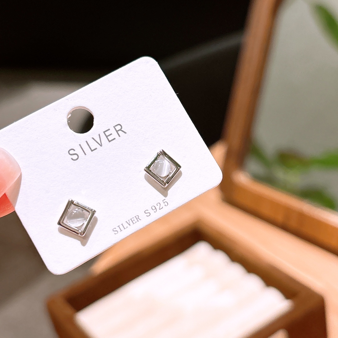 Nickel Free Silver Earrings Gentle Gift for Her Silver