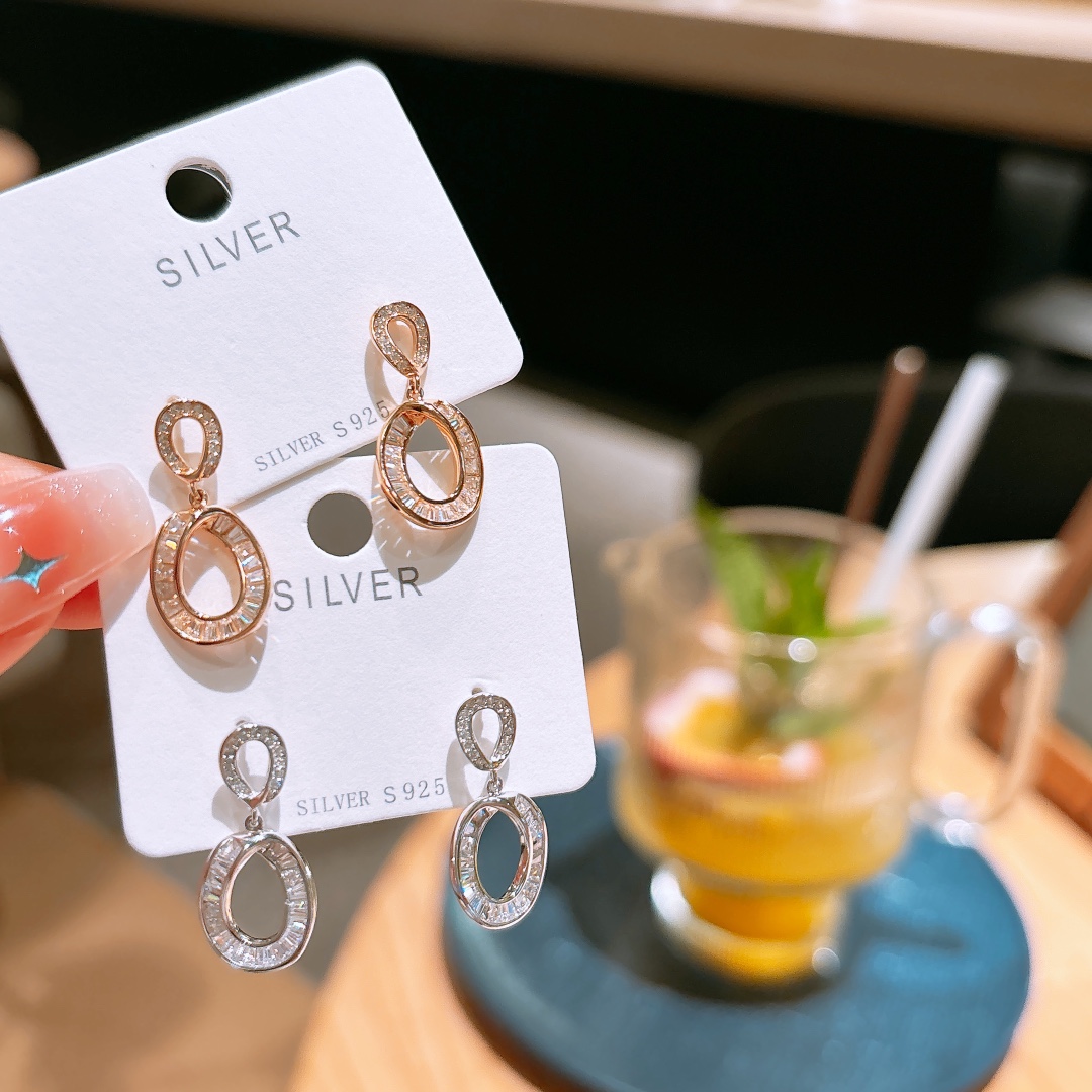 Hypoallergenic Silver Earrings Ethereal Graduation Gold