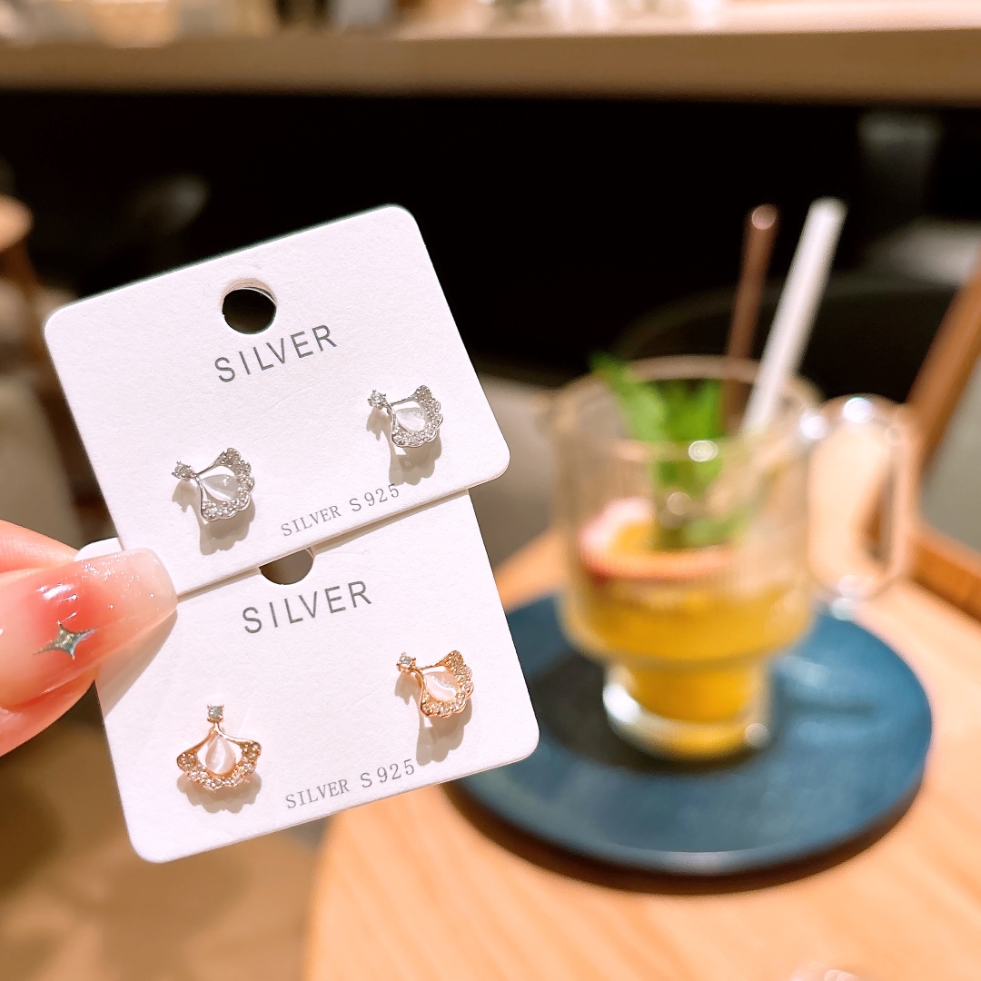 Nickel Free Silver Earrings Ultra Minimal Workplace Gold