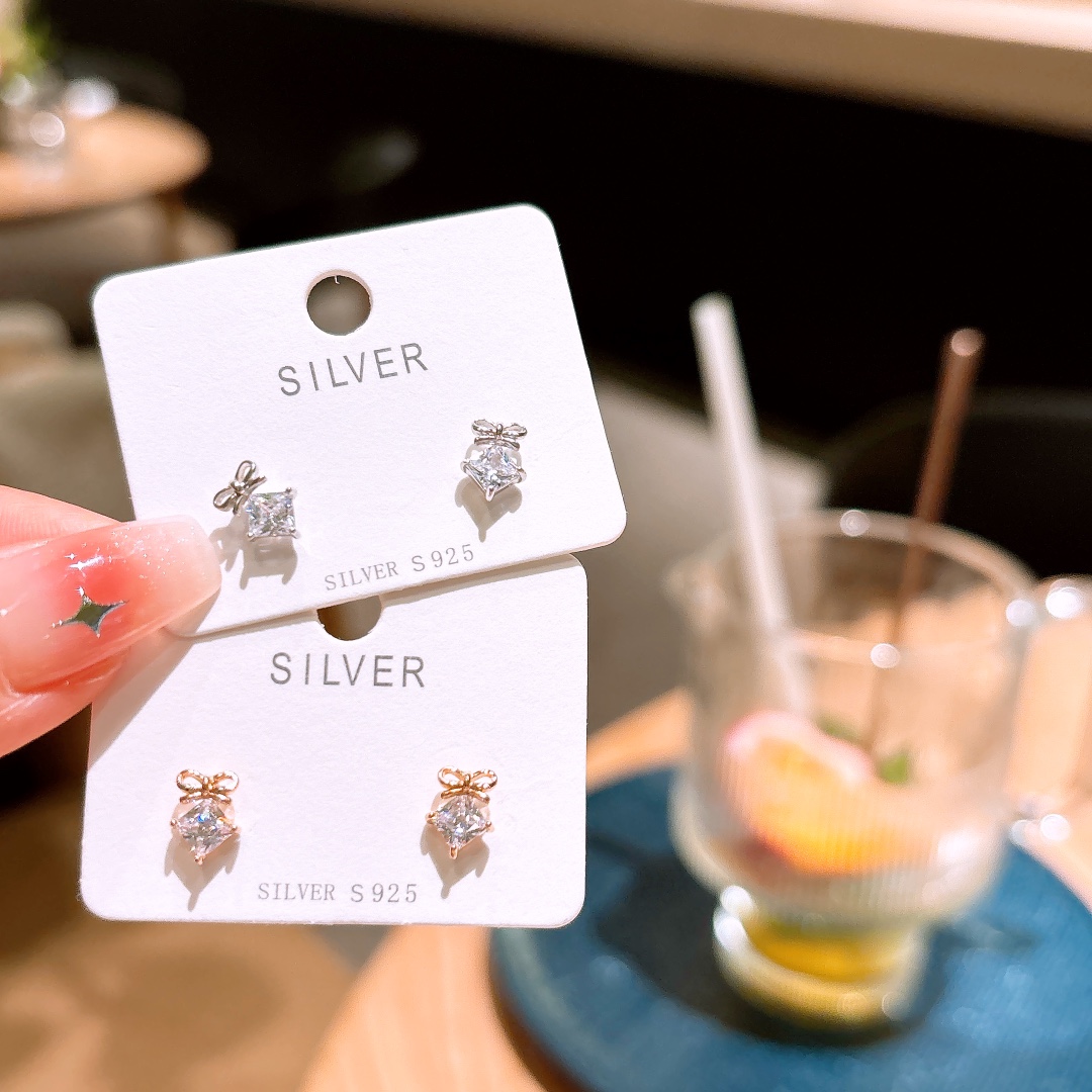 Low Allergy Silver Earrings Fresh Self-love Gold