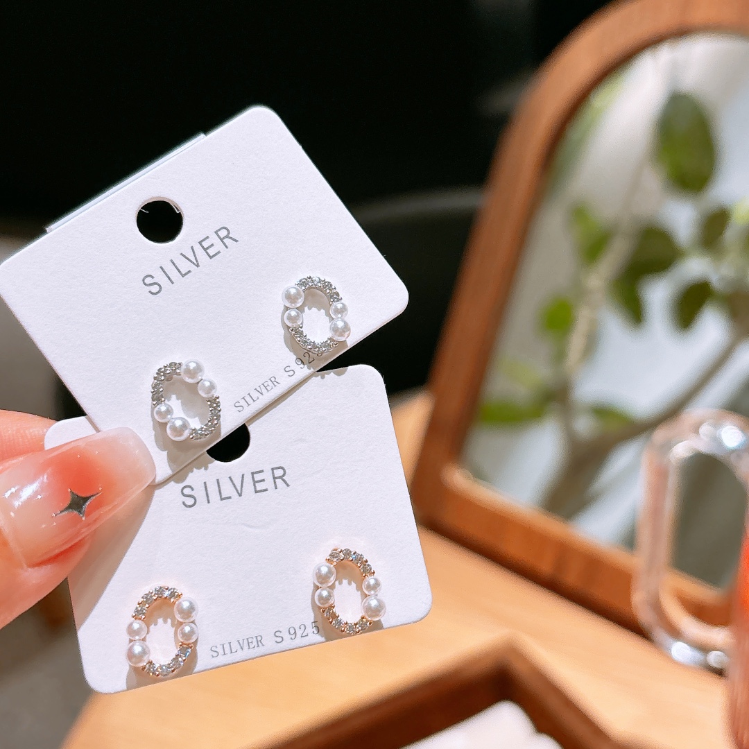 Low Allergy Silver Earrings Romantic Bestie Gift Silver