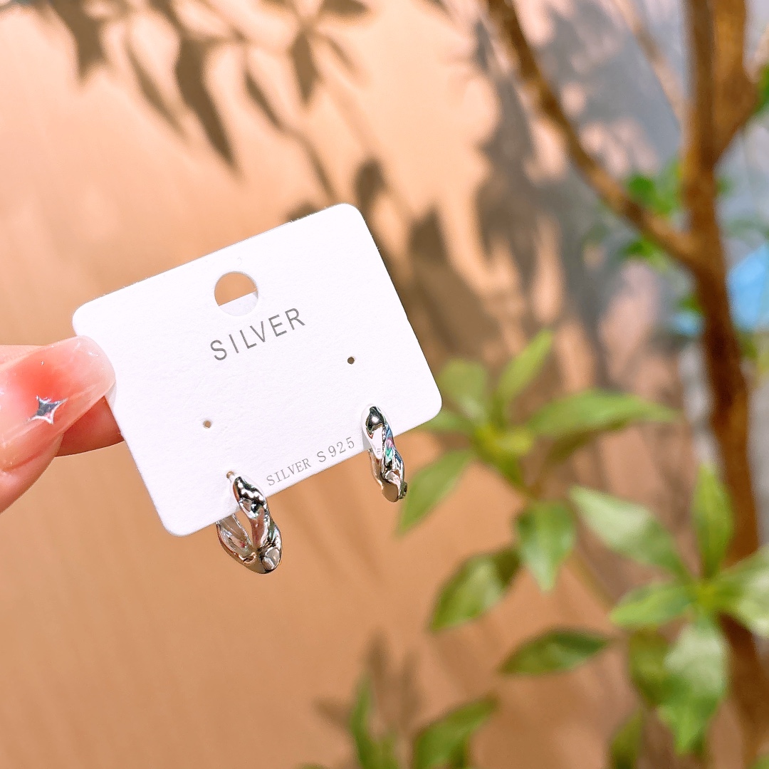 Nickelfreies Silber Ohrcuffs Vintage Weihnachten Gold