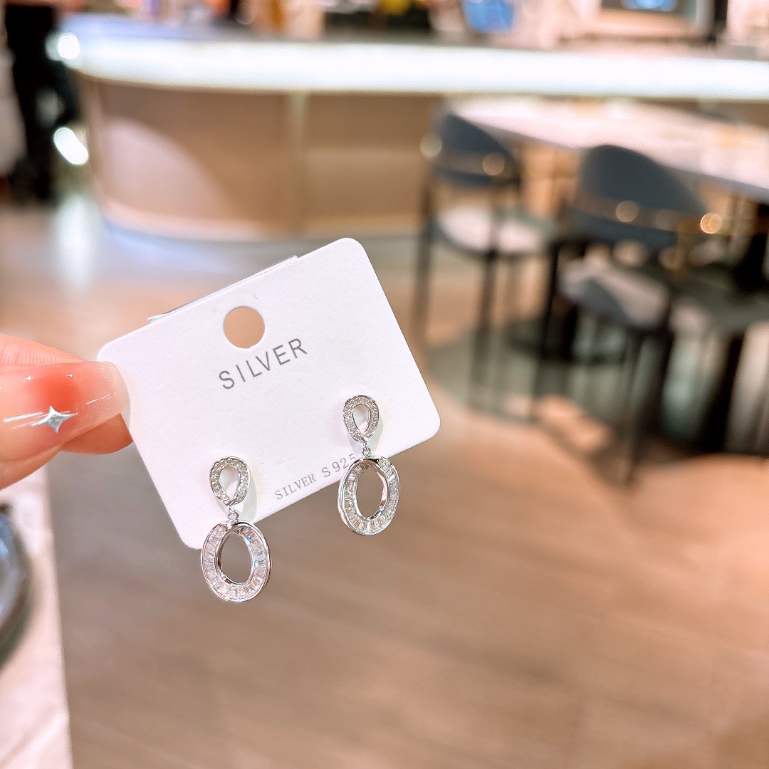 Hypoallergenic Silver Earrings Playful Bestie Gift Silver