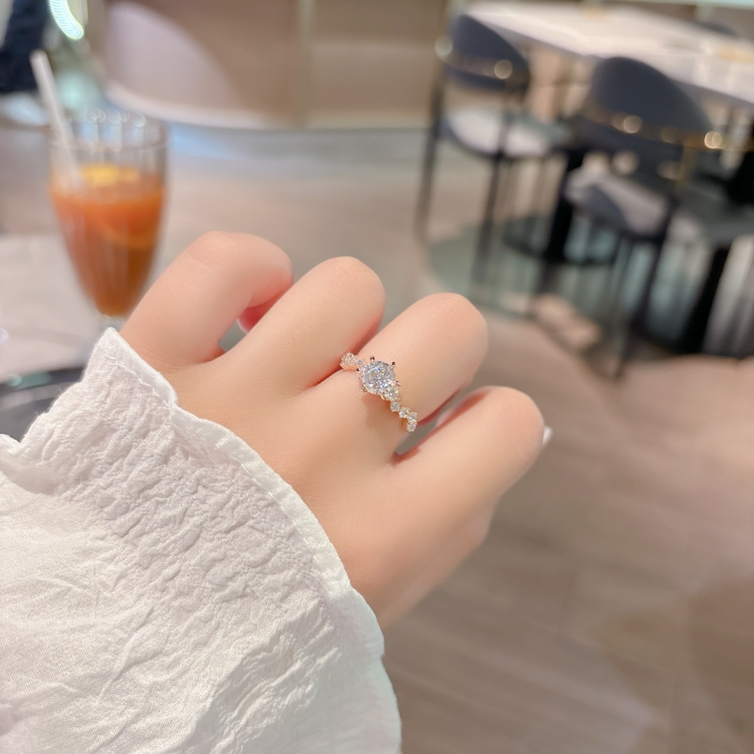 Fine Silver Moissanite Ring Ultra Minimal Confession Silver