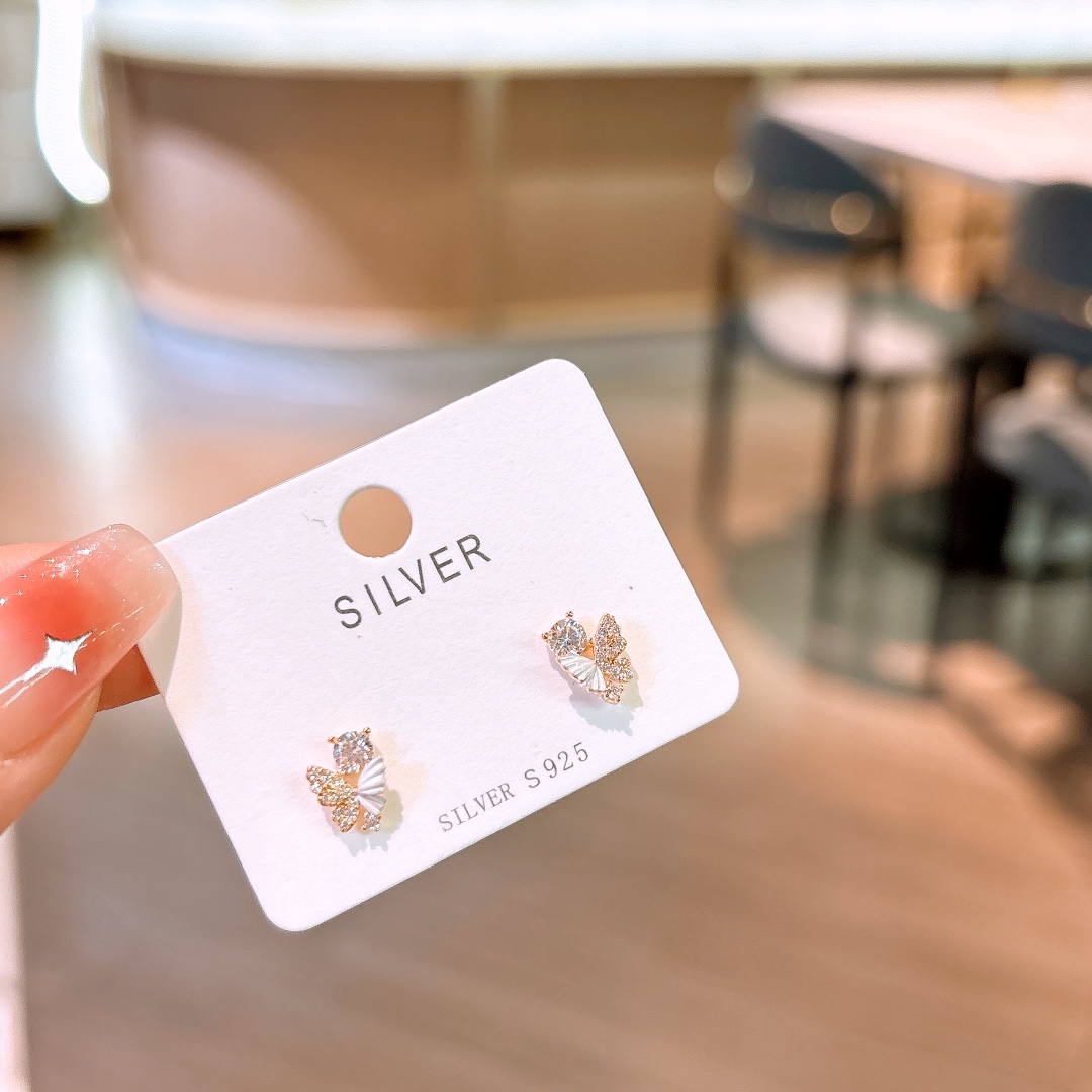 Solid Silver Earrings Artistic Anniversary Silver