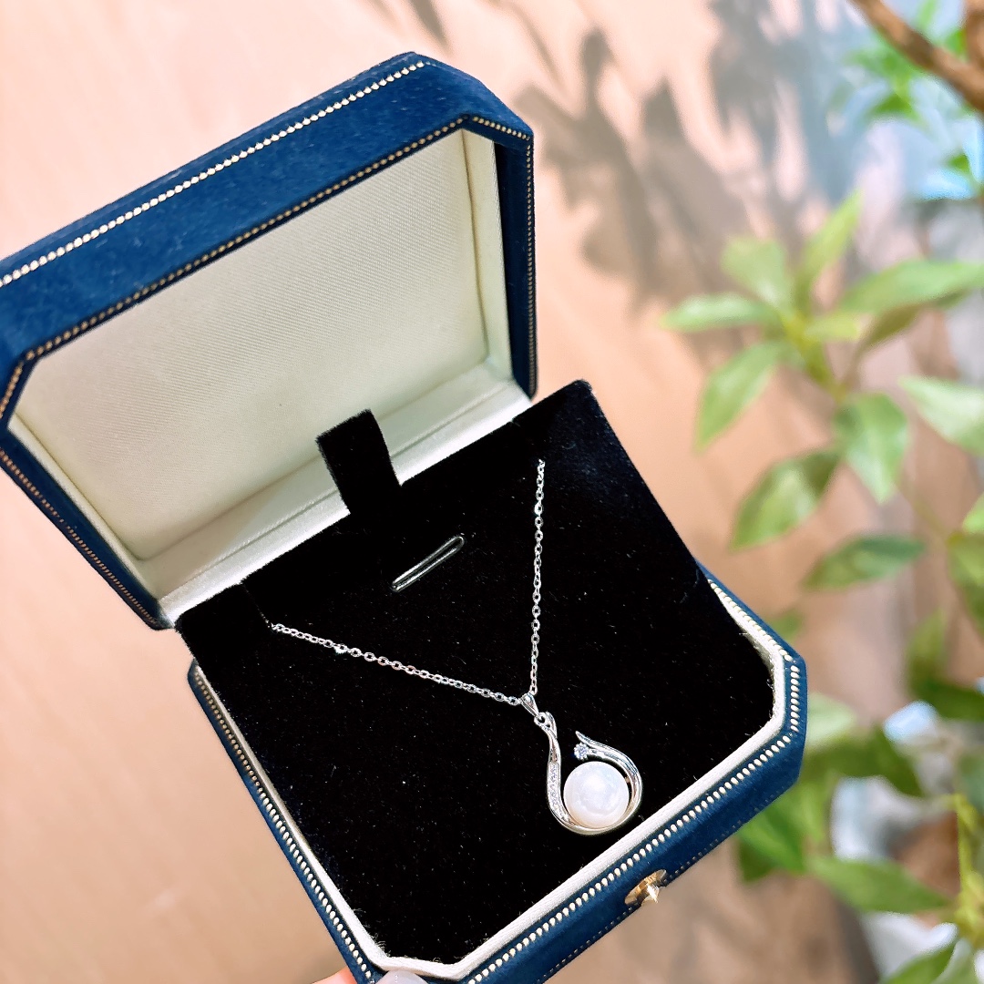 High Polish Silver Necklace Ins Style Housewarming Silver