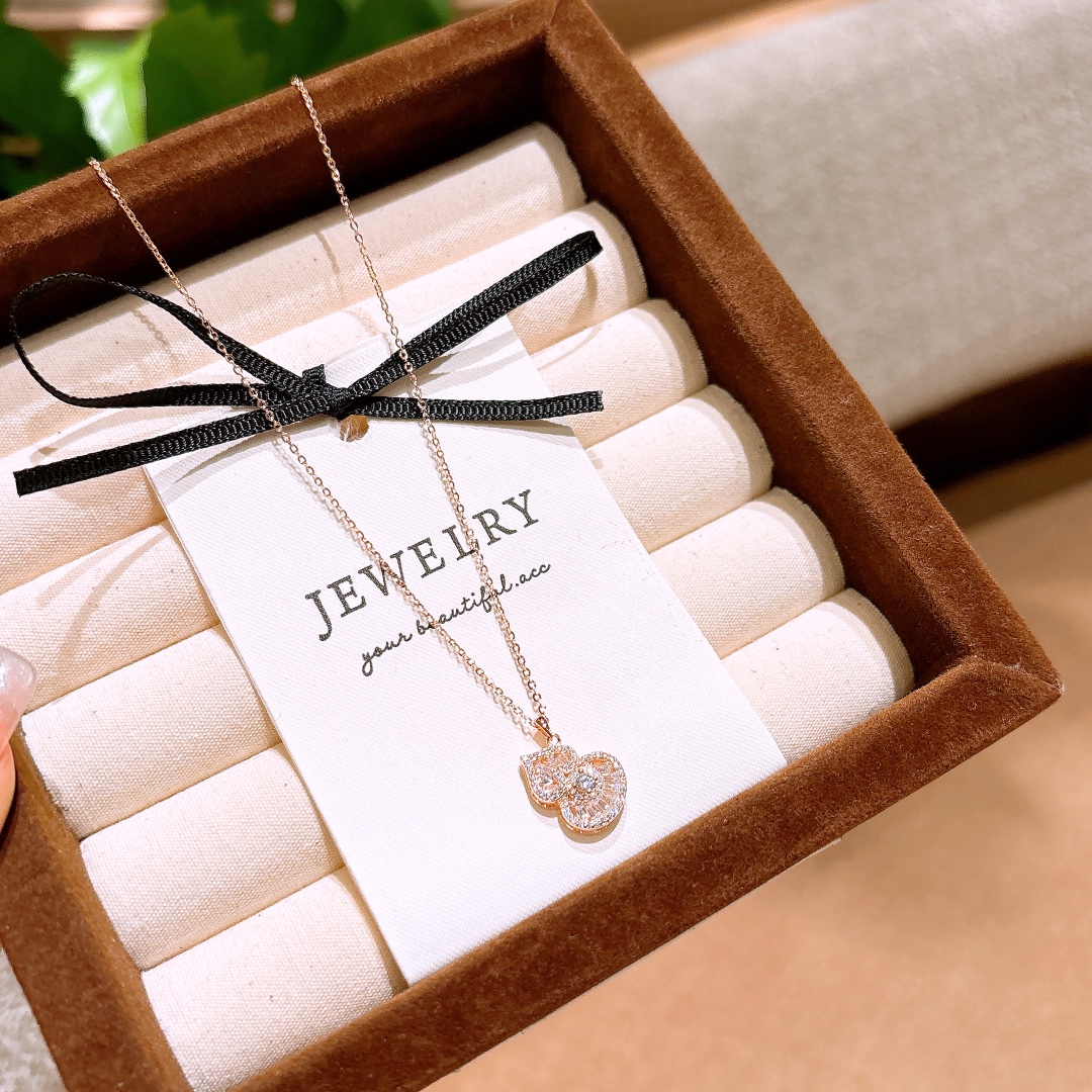 Low Allergy Silver Necklace Korean Style Graduation Silver