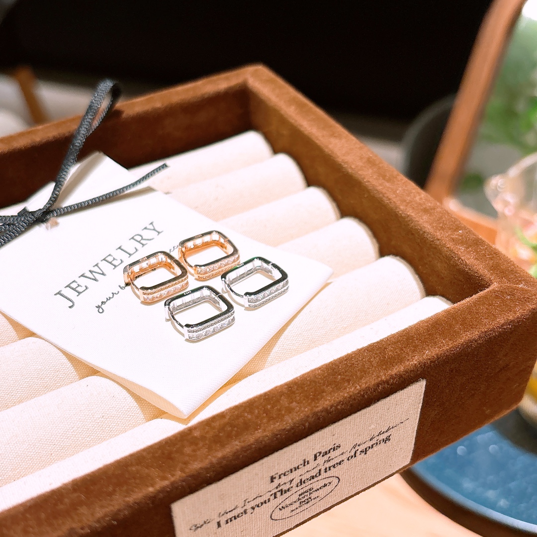 S925 Sterling Silver Ear Cuffs Forest Housewarming Silver