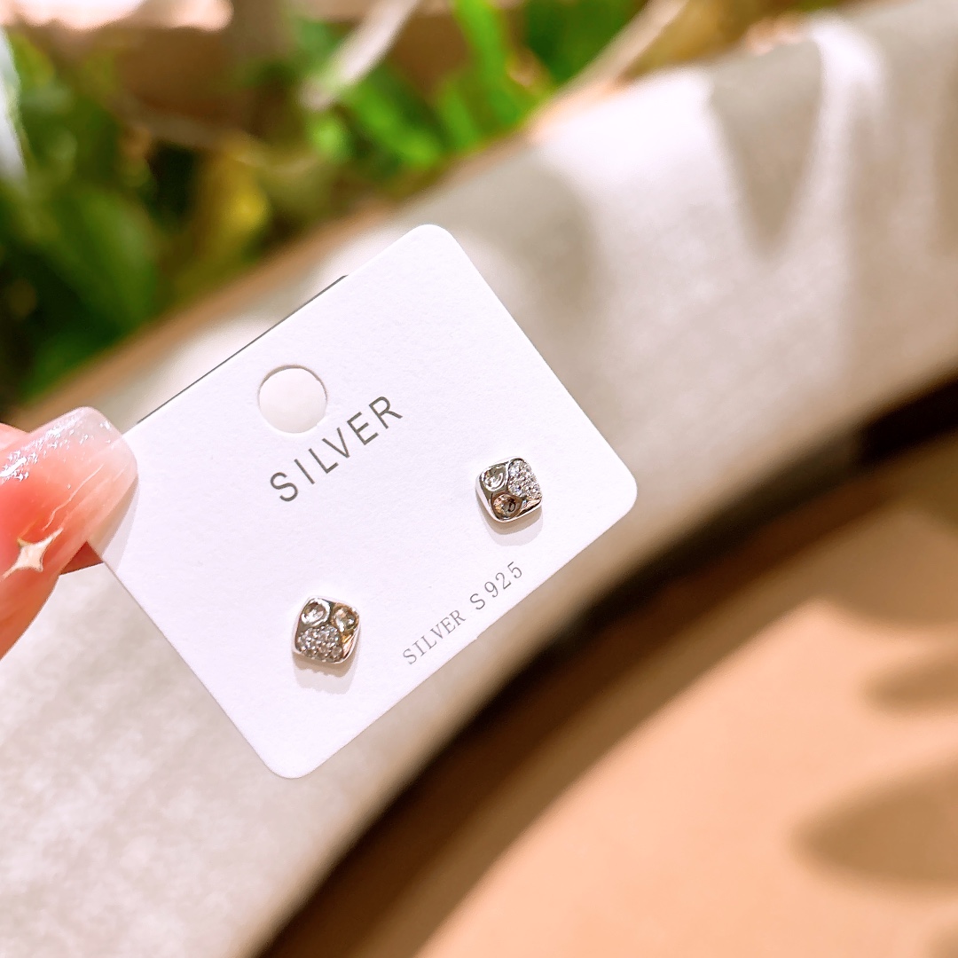 Hypoallergenic Silver Earrings Precision Everyday Wear Silver