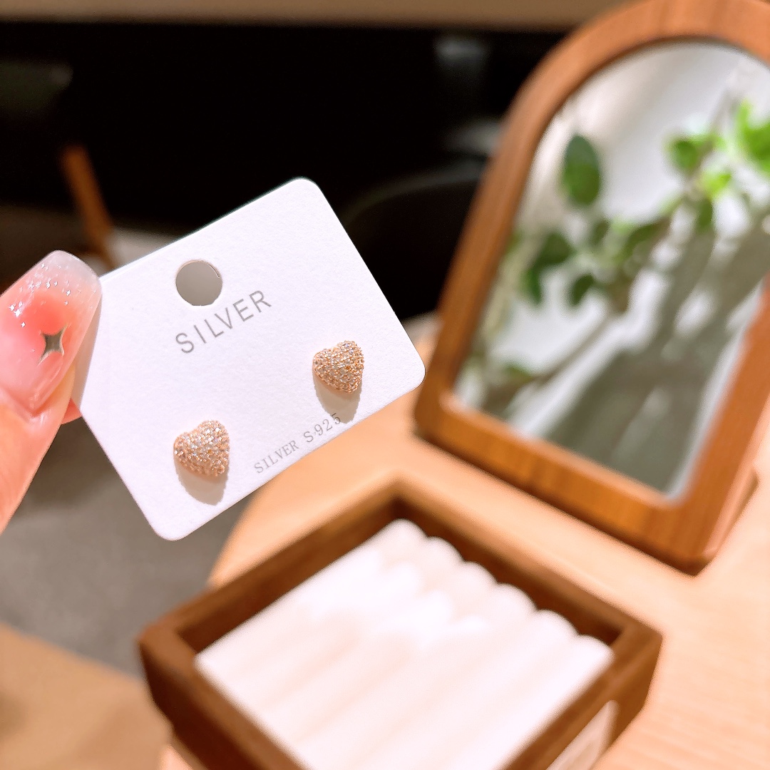 Low Allergy Silver Earrings Ultra Minimal Housewarming Silver