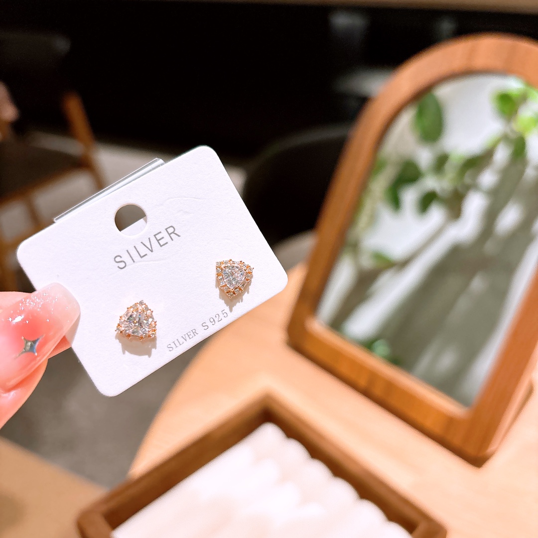 Fine Silver Earrings Sweet & Cool Father's Day Gold