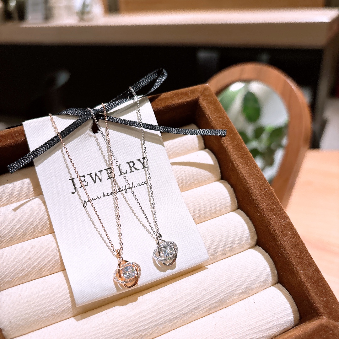 Fine Silver Necklace Korean Style Father's Day Gold