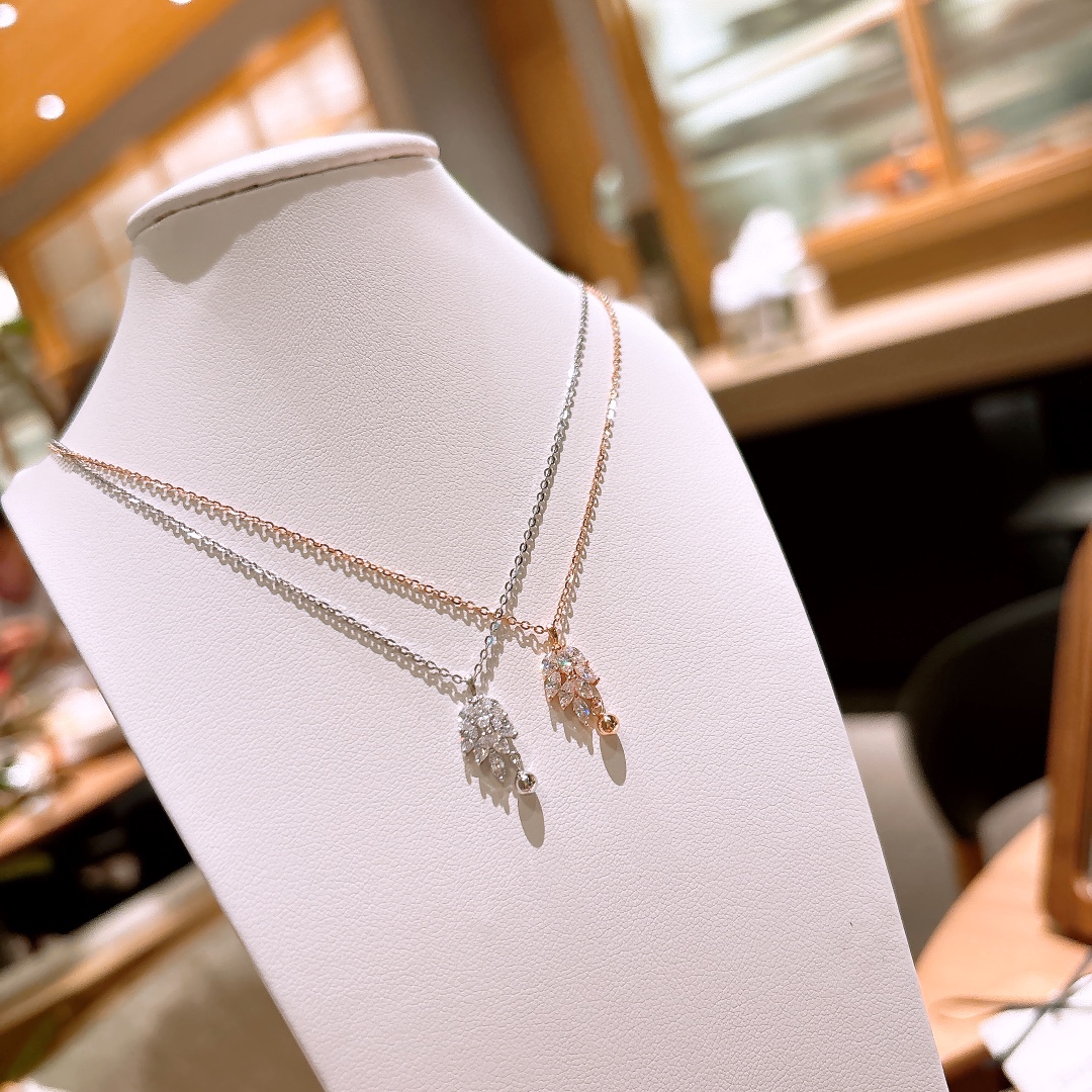 Low Allergy Silver Necklace Artistic Valentine's Day Silver