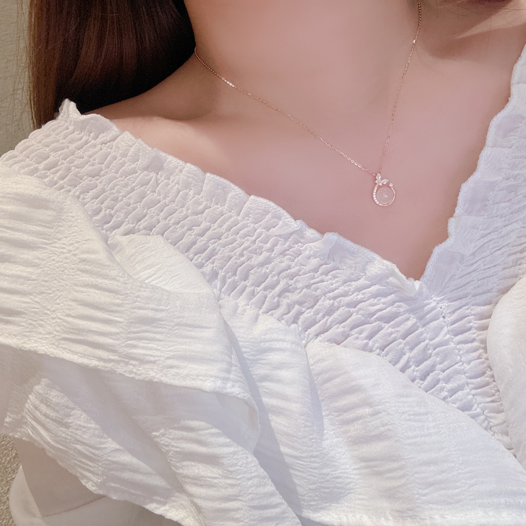 Low Allergy Silver Necklace Precision Gift for Her Silver