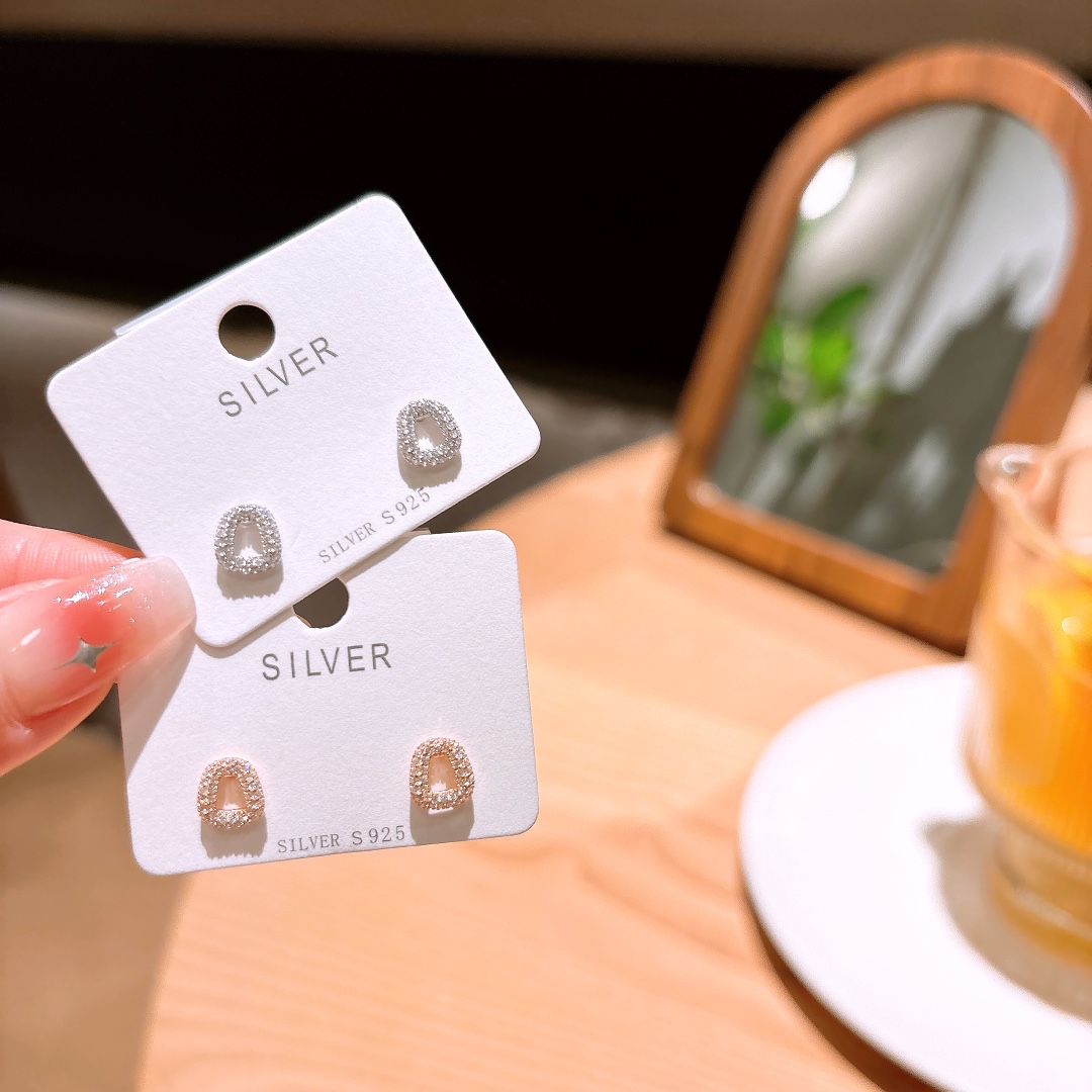 High Polish Silver Earrings Precision Wedding Favor Silver