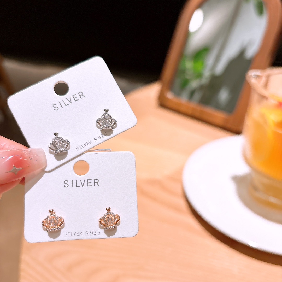 Nickel Free Silver Earrings Sweet & Cool Travel Gold