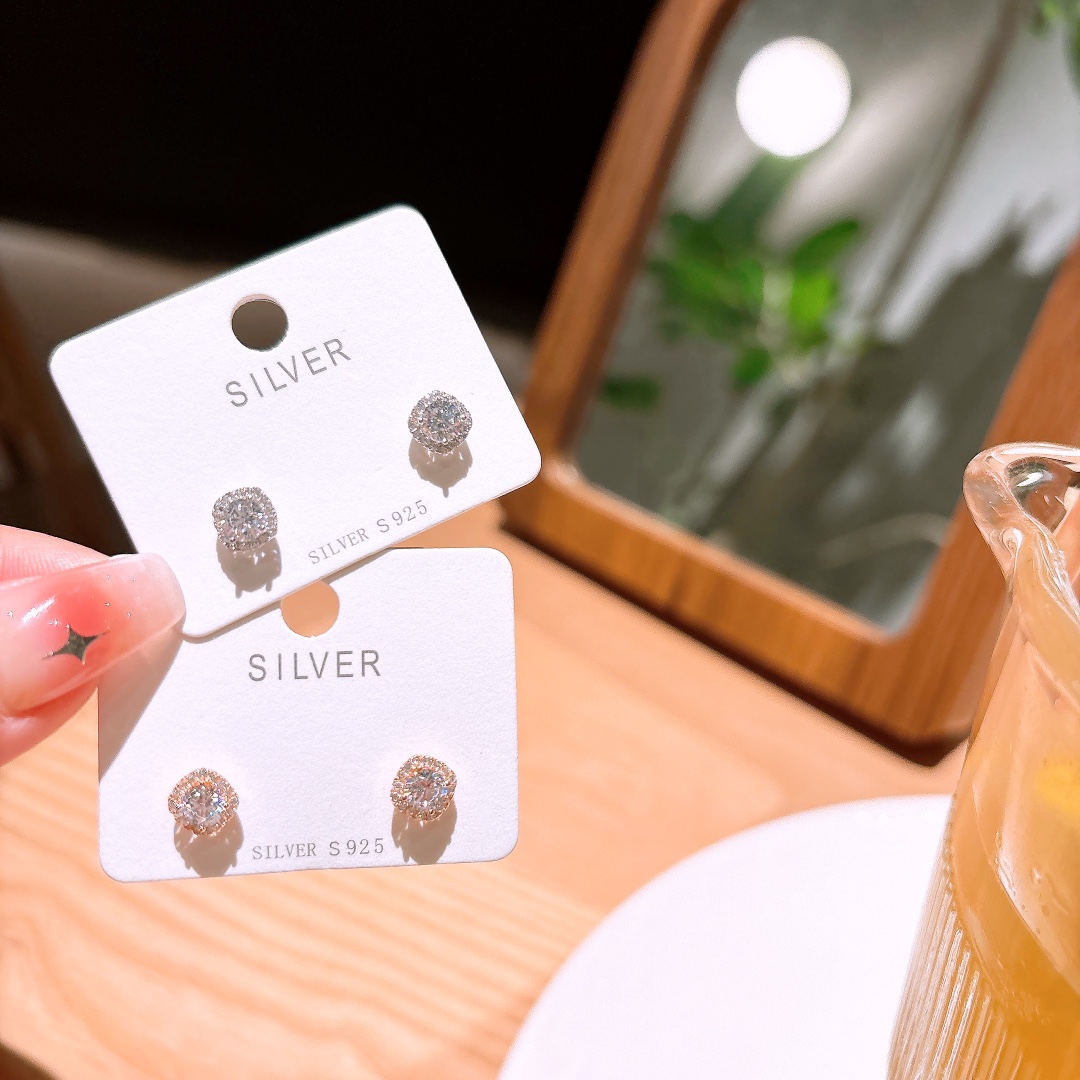 High Polish Silver Earrings Cute Anniversary Silver