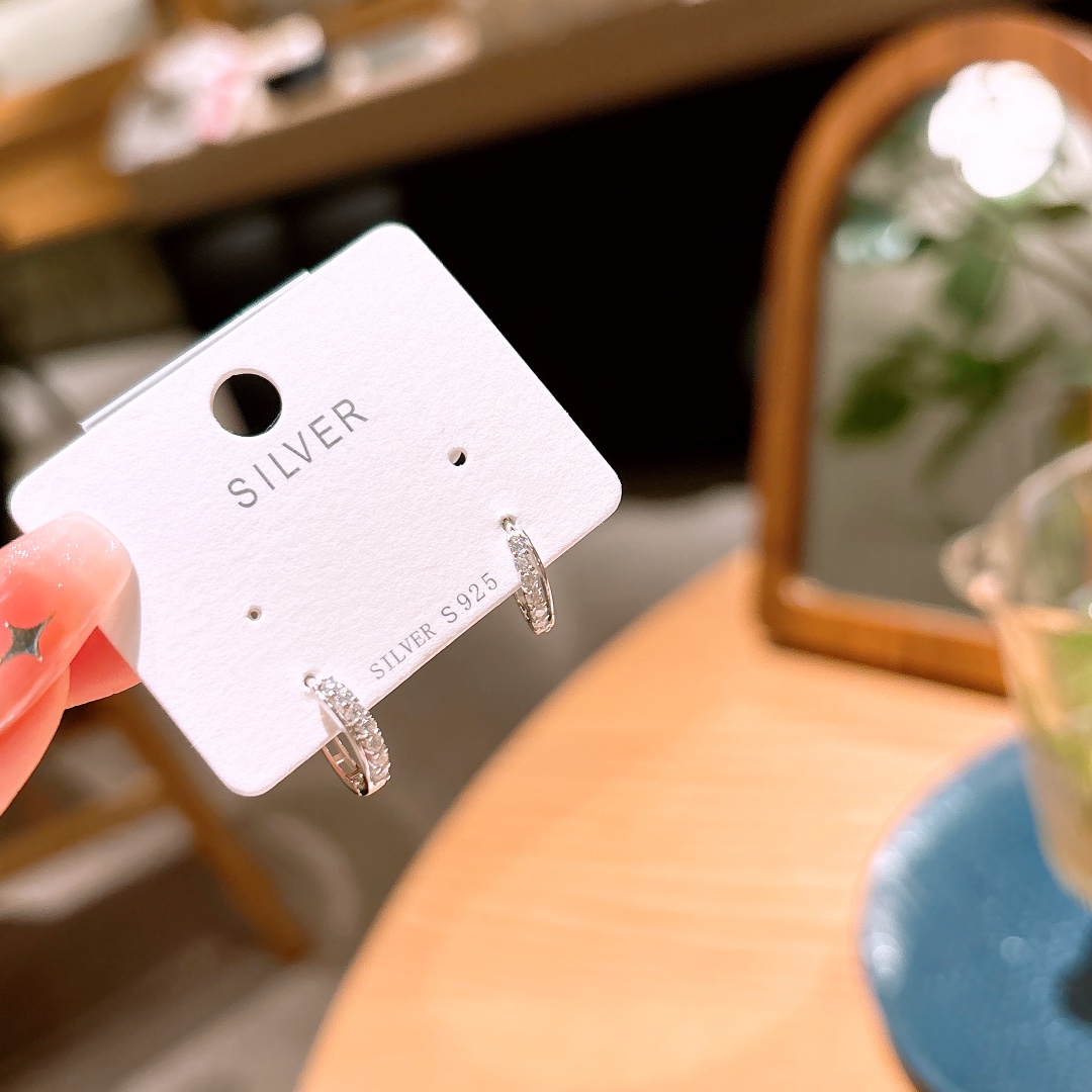 Hypoallergenic Silver Ear Cuffs Fashion Wedding Registration Silver